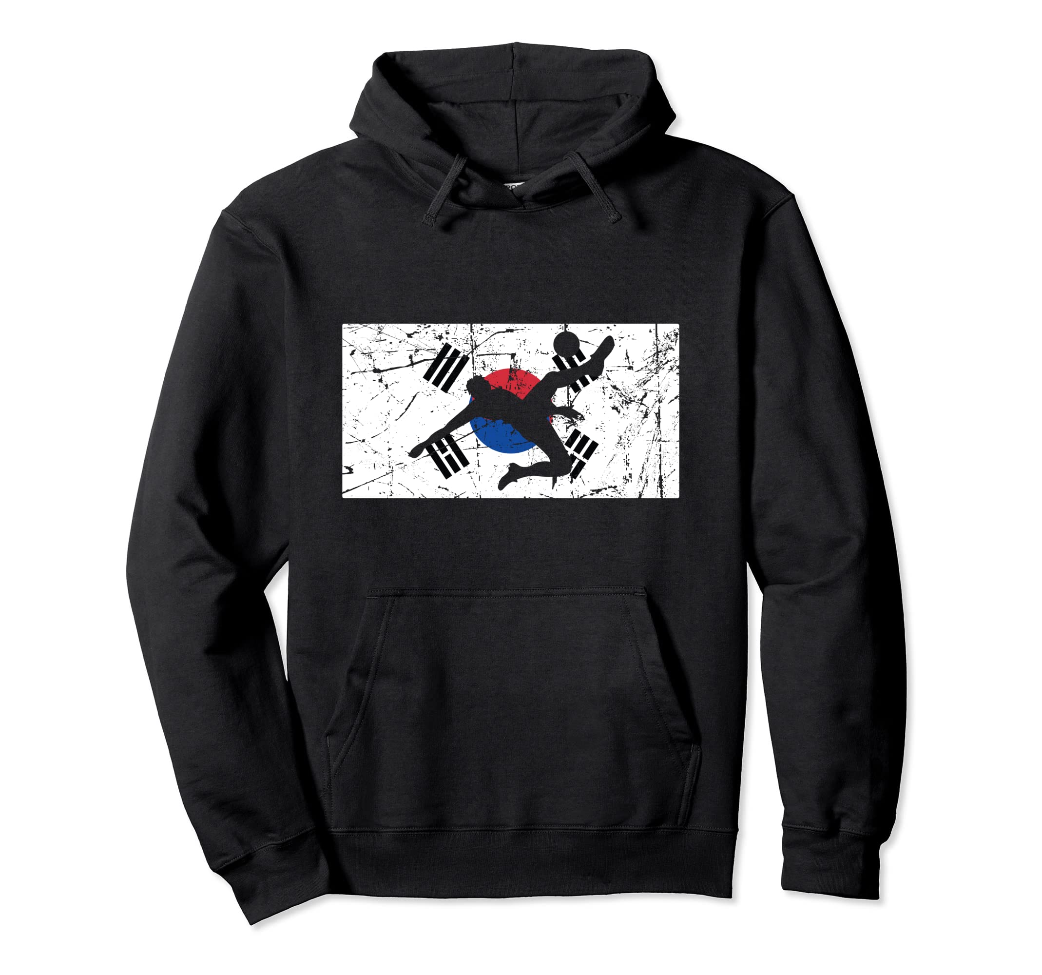 South Korea Korean Flag Soccer Hoodie - Trendy Graphic Unisex - T-Shirt, Sweatshirt, Hoodie