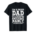 Dad Nancy Personalized Name Funny T-Shirt - Custom Art Print for Adults - T-Shirt, Sweatshirt, Hoodie