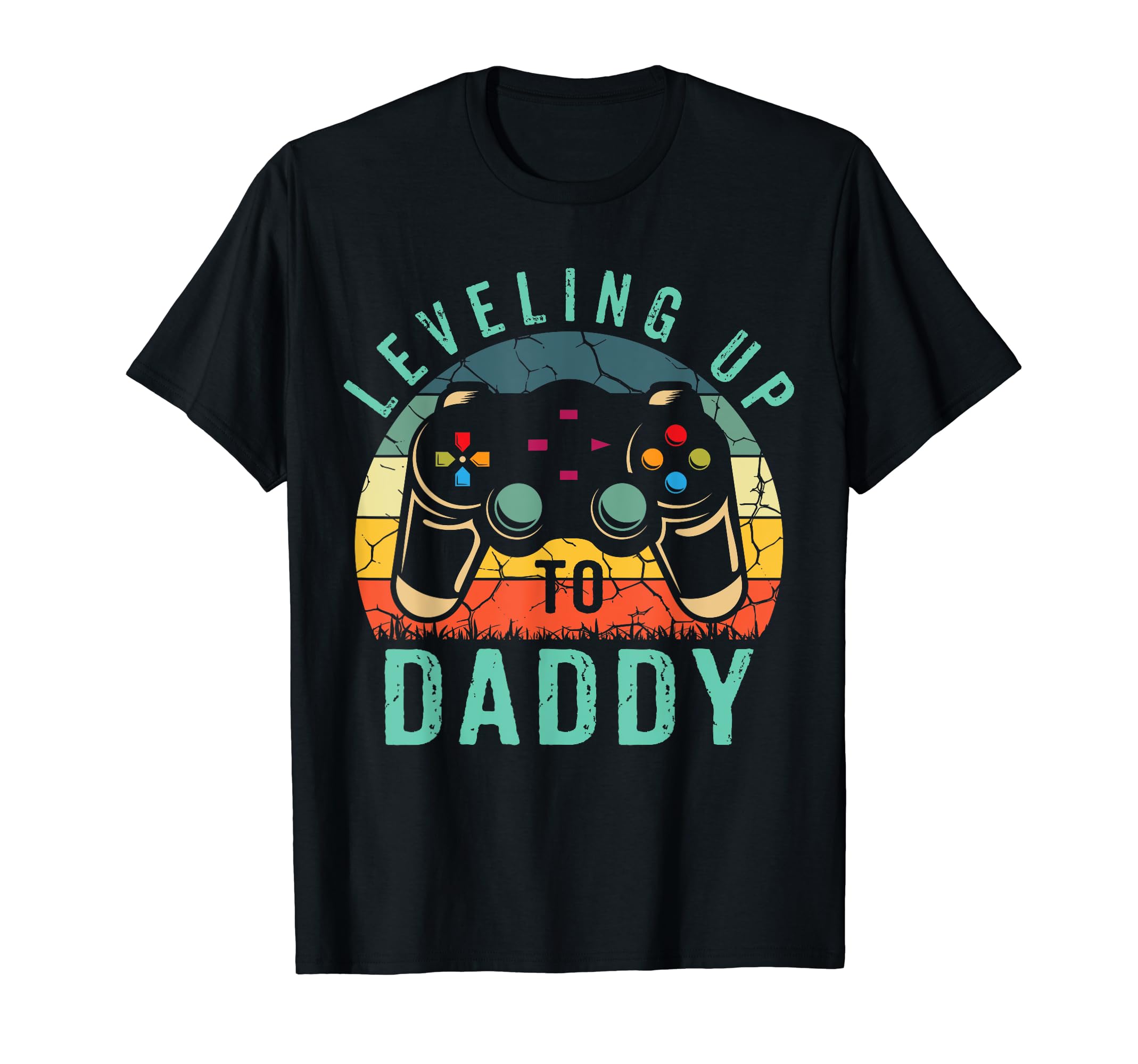 Leveling Up To Daddy 2023 Promoted To T-Shirt - Minimalist Print Men Women - T-Shirt, Sweatshirt, Hoodie