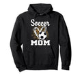 Soccer Mom Leopard Heart Matching Hoodie - Minimalist Print Men Women - T-Shirt, Sweatshirt, Hoodie