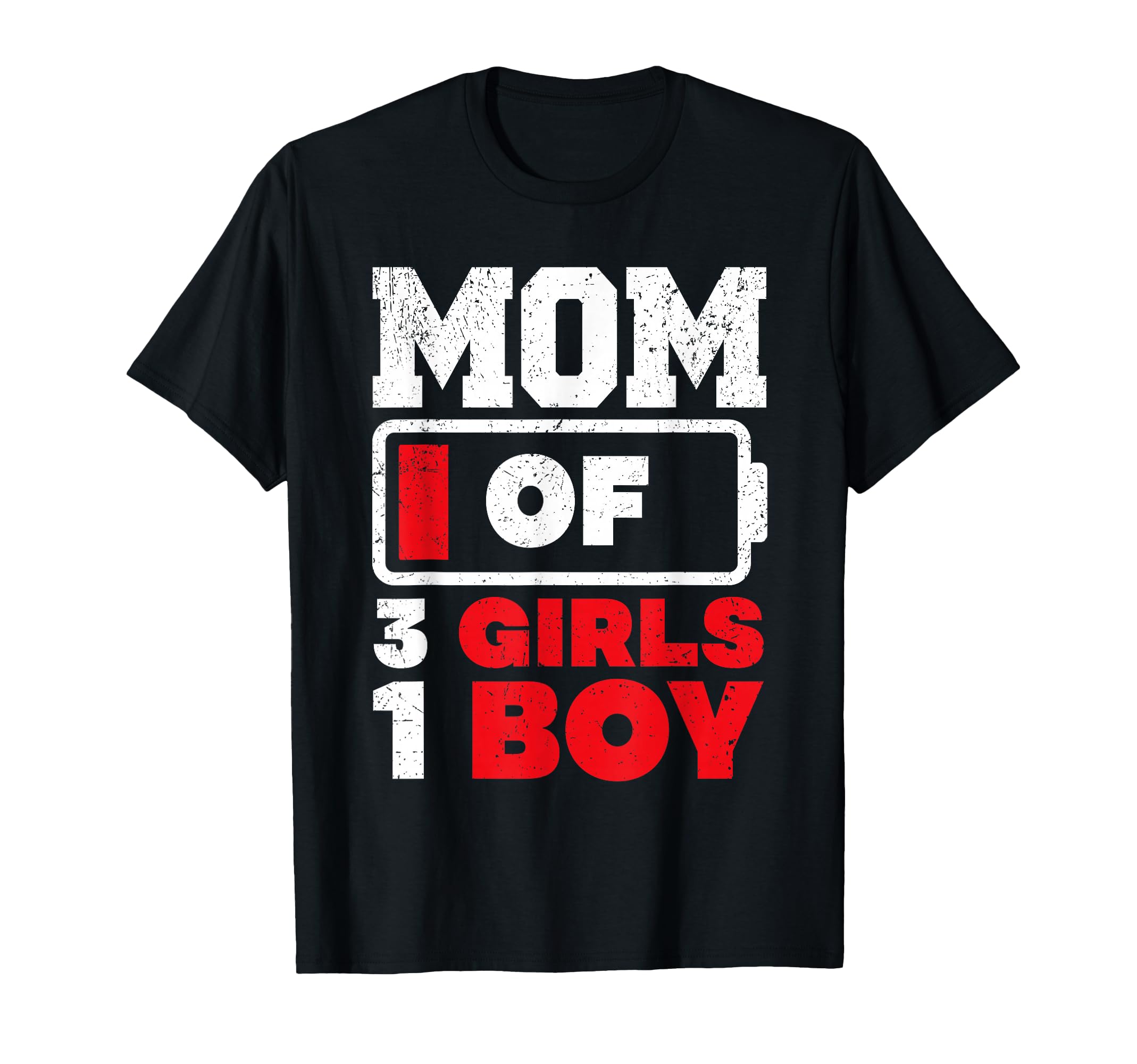 Mom 3 And 1 Battery Low Mothers T-Shirt - Casual Everyday Wear for Adults - T-Shirt, Sweatshirt, Hoodie
