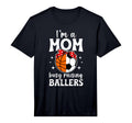 Mens Im Mom Busy Raising Ballers Soccer T-Shirt - Minimalist Print Unisex - T-Shirt, Sweatshirt, Hoodie