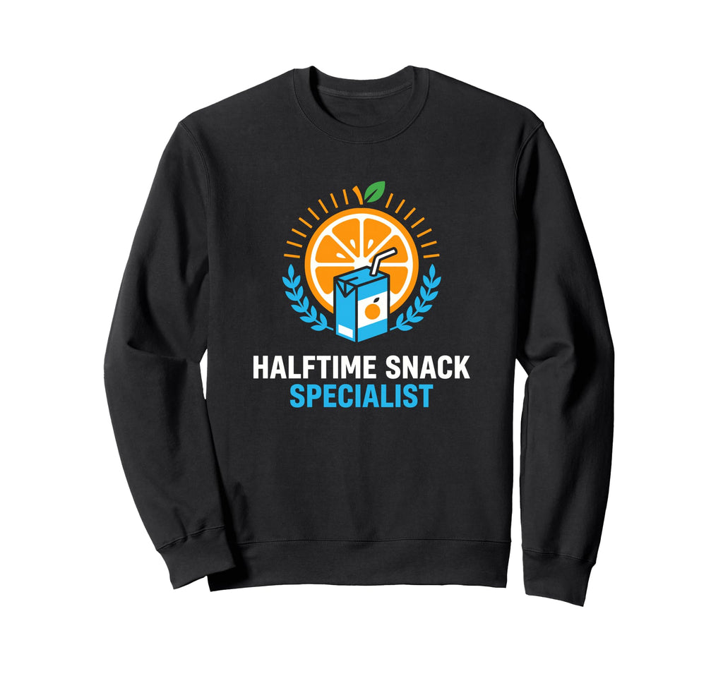 Halftime Snack Specialist Sports Mom Sweatshirt - Minimalist Print Unisex - T-Shirt, Sweatshirt, Hoodie