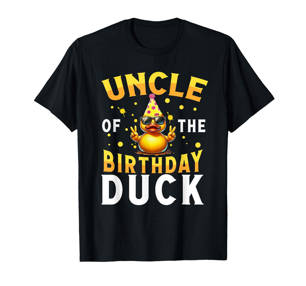 Funny Uncle Birthday Duck Crew T-Shirt - Aesthetic Graphic for Adults - T-Shirt, Sweatshirt, Hoodie