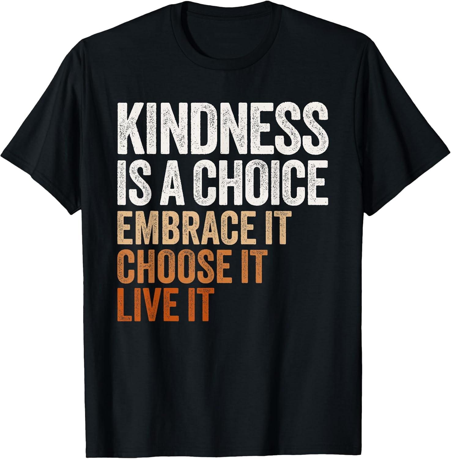 Positive Message Retro Kindness Vintage Motivational - Adult & Kids T-Shirts, Sweatshirts & Hoodies apparel design preview 1