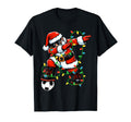 Dabbing Santa Soccer Lights Soccer T-Shirt - Fun Novelty Design for Adults - T-Shirt, Sweatshirt, Hoodie