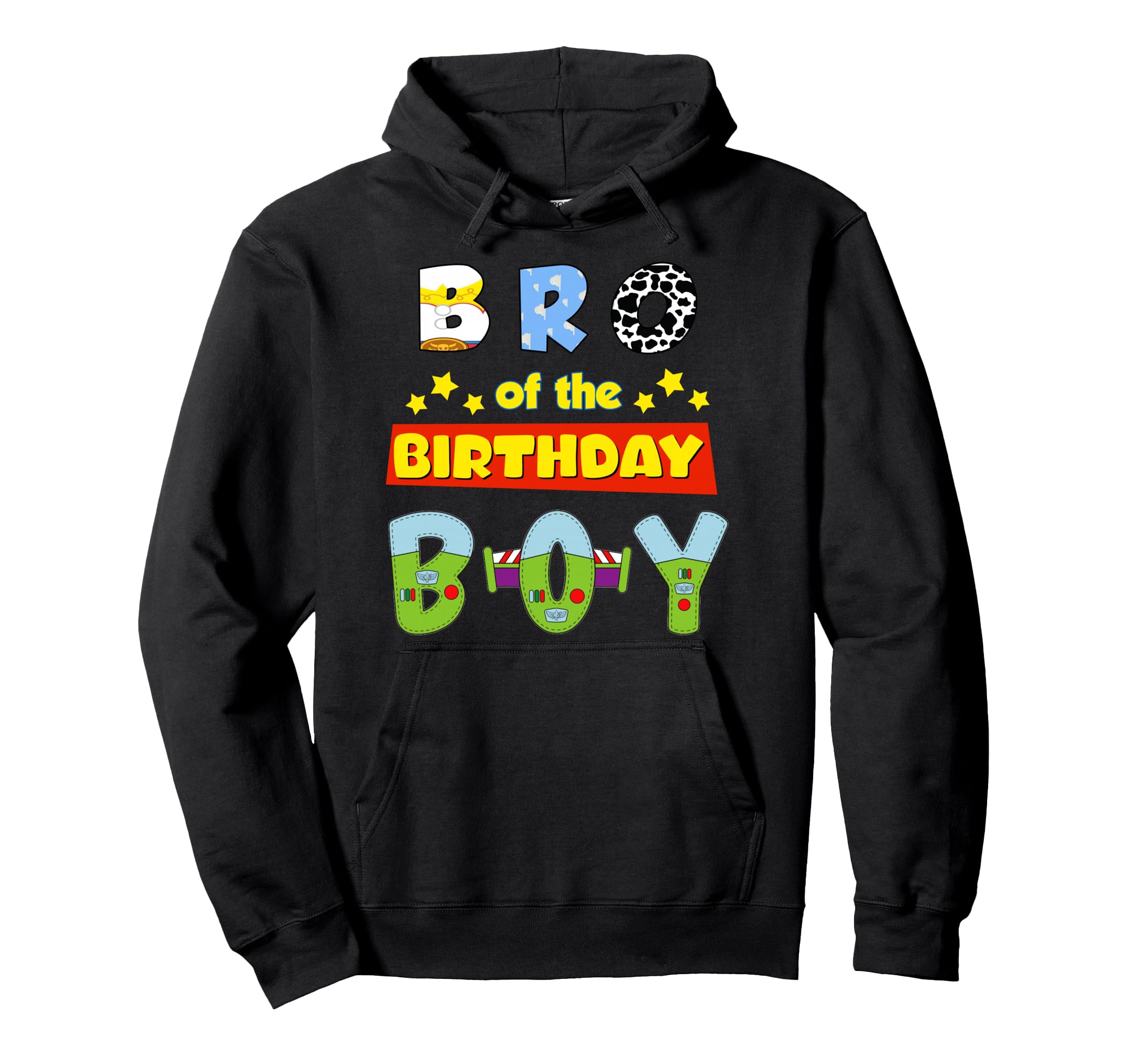 Brother Birthday Cowboy Family Party Hoodie - Streetwear Style Unisex - T-Shirt, Sweatshirt, Hoodie