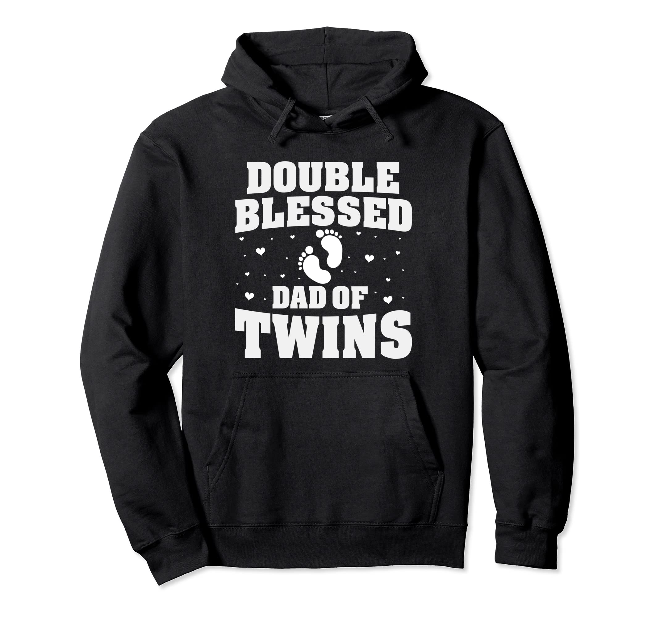 Shower Double Blessed Dad Twins Daddy Hoodie - Novelty Apparel Unisex - T-Shirt, Sweatshirt, Hoodie