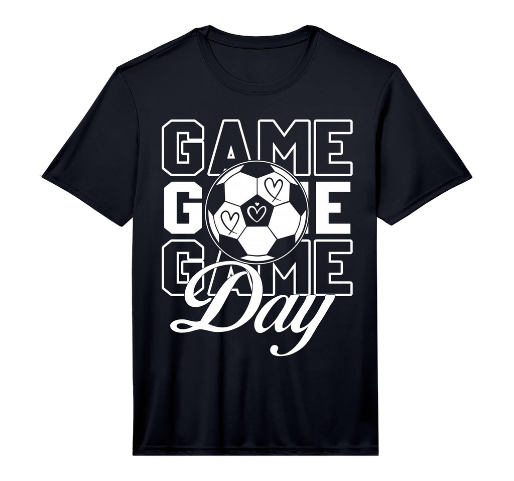 Game Day Soccer Performance T-Shirt - Aesthetic Graphic for Adults - T-Shirt, Sweatshirt, Hoodie
