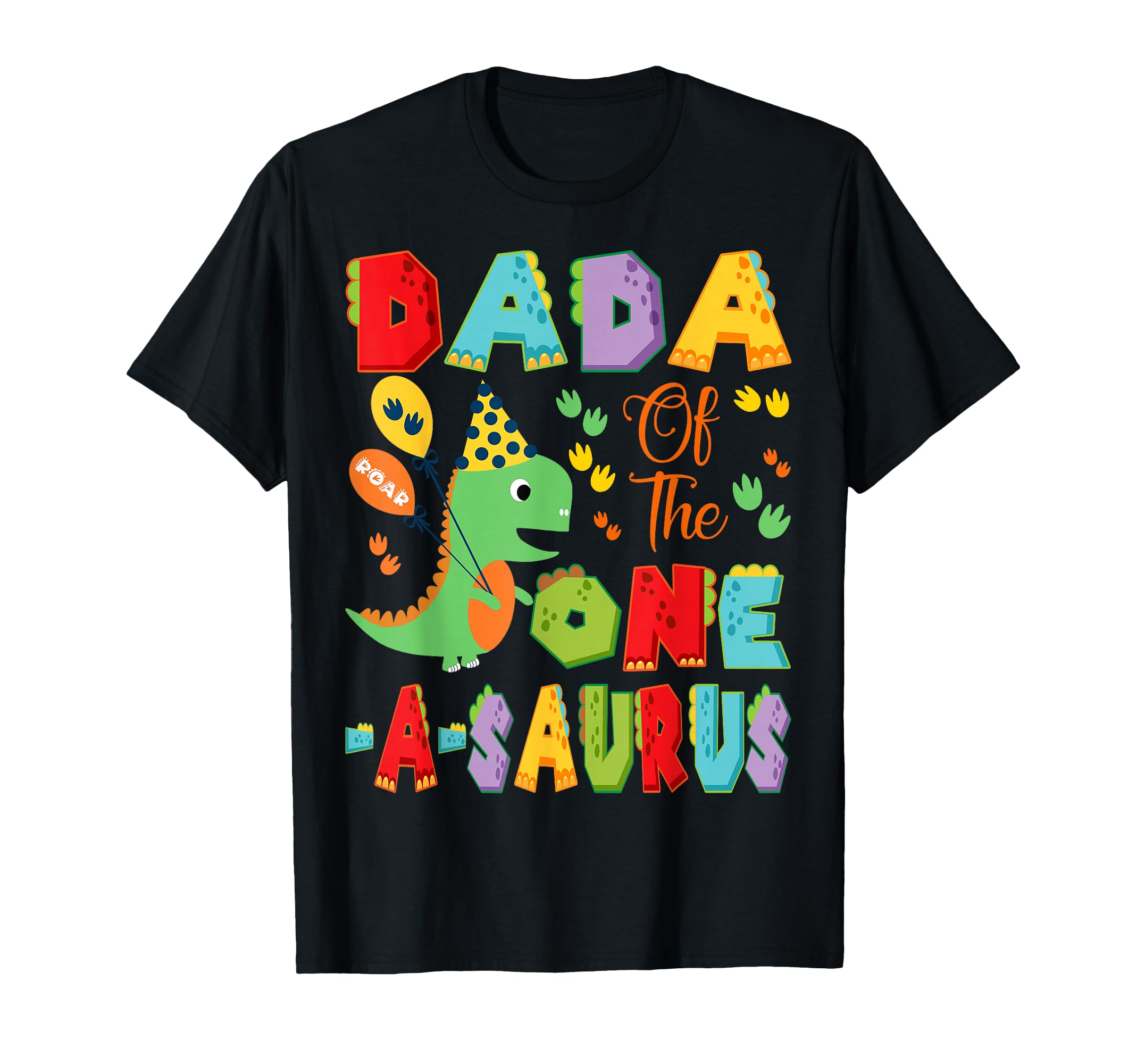 Dada One Saurus 1St Birthday Dinosaur T-Shirt - Novelty Apparel Men Women - T-Shirt, Sweatshirt, Hoodie