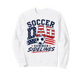 Soccer Dad Summer Sidelines Sweatshirt - Aesthetic Graphic for Adults - T-Shirt, Sweatshirt, Hoodie