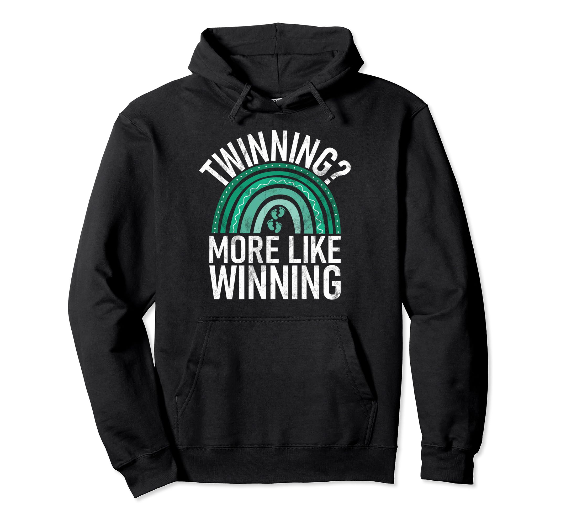 Twinning More Like Winning Twin Dad Hoodie - Fun Novelty Design Unisex - T-Shirt, Sweatshirt, Hoodie