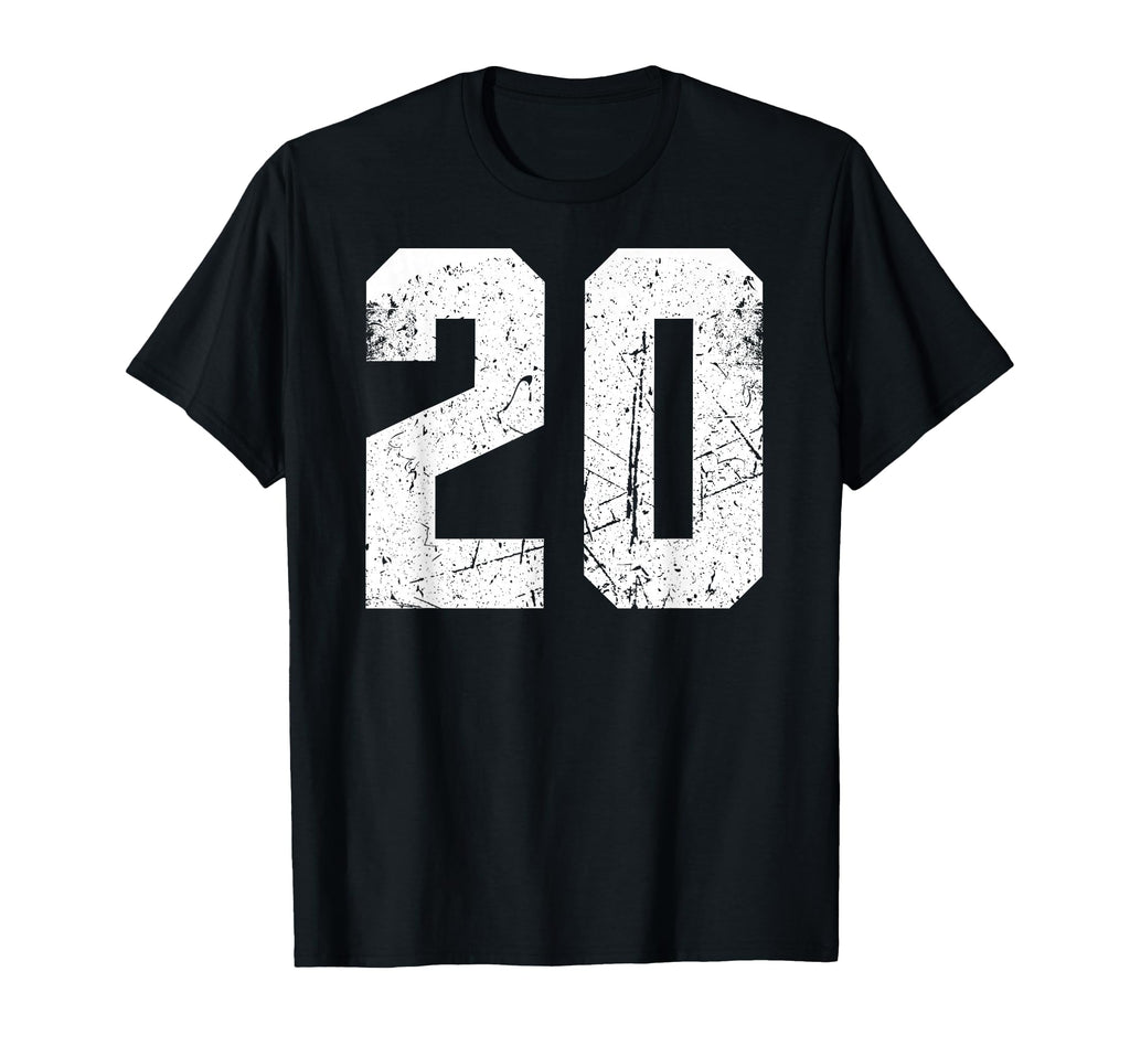 Sport Team Number 20 T-Shirt - Unique Graphic for Adults - T-Shirt, Sweatshirt, Hoodie