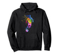 Colorful Funny Soccer Player Fan Dad Hoodie - Novelty Apparel for Adults - T-Shirt, Sweatshirt, Hoodie