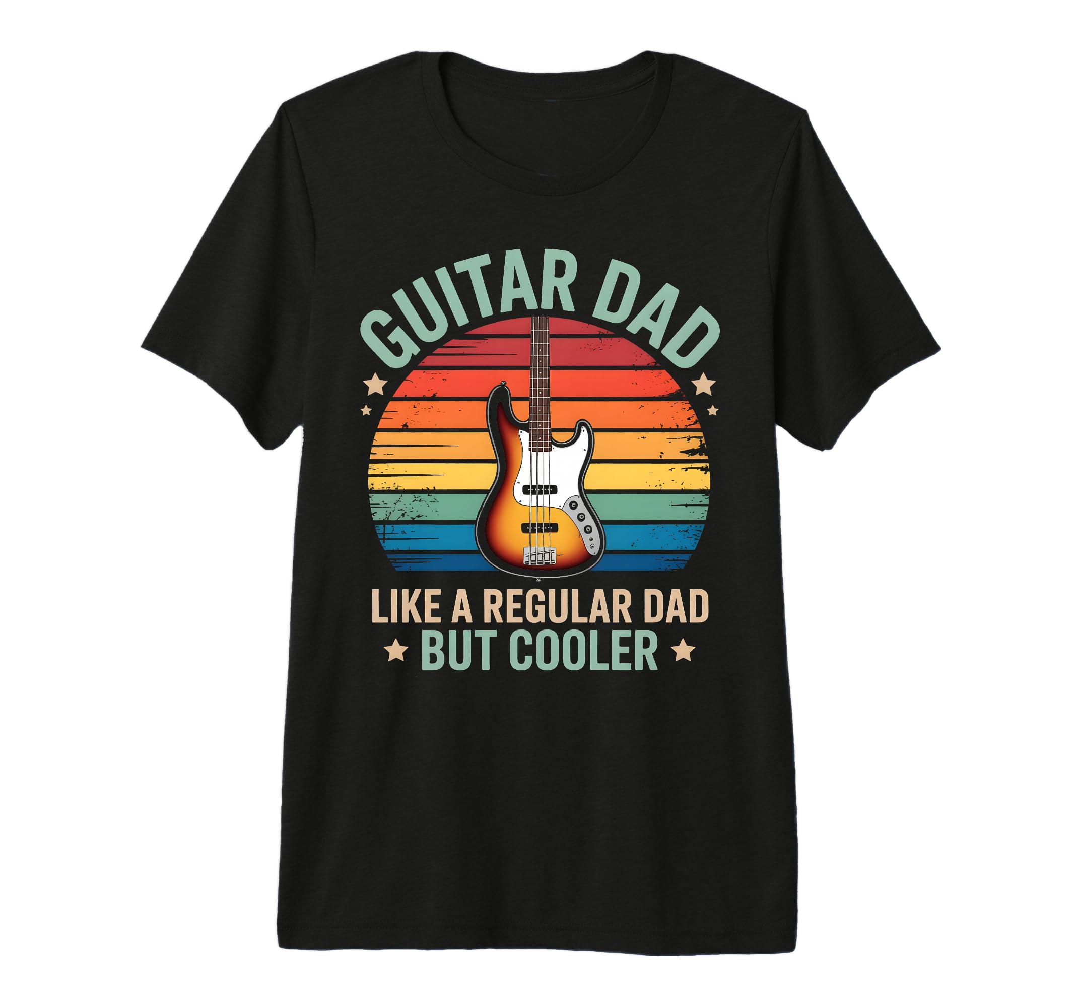 Fathers Day Guitar Dad Like T-Shirt - Casual Everyday Wear for Adults - T-Shirt, Sweatshirt, Hoodie