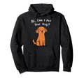 Can I Pet Your Dog Puppy Dogs Lover Hoodie - Graphic Print for Adults - T-Shirt, Sweatshirt, Hoodie