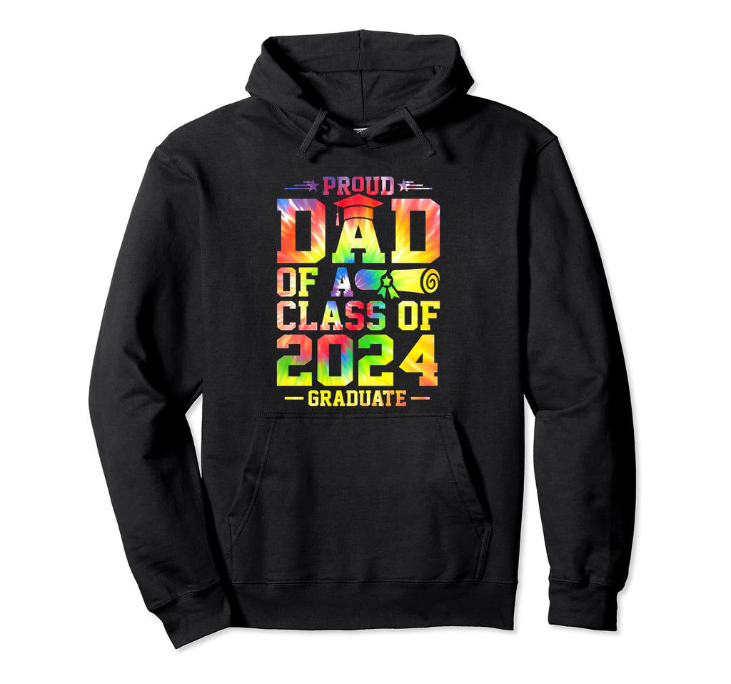 Dad Senior 2024 Proud Dad Class 2024 Hoodie - Custom Art Print Unisex - T-Shirt, Sweatshirt, Hoodie