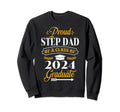 Proud Step Dad Class 2024 Graduation Sweatshirt - Trendy Graphic Unisex - T-Shirt, Sweatshirt, Hoodie