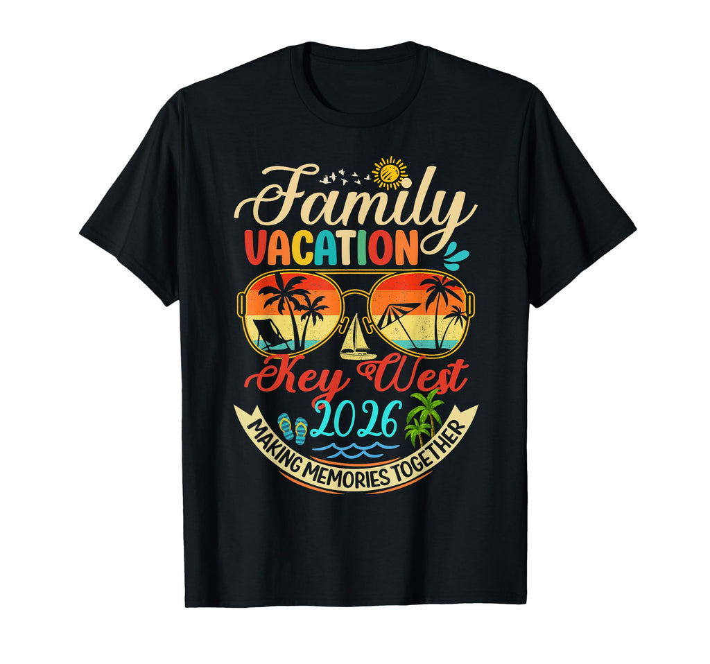 Family Vacation Key West 2026 T-Shirt - Fun Novelty Design Men Women - T-Shirt, Sweatshirt, Hoodie