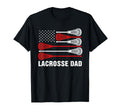 Lacrosse Dad Lax Dad Usa Flag T-Shirt - Novelty Apparel Men Women - T-Shirt, Sweatshirt, Hoodie
