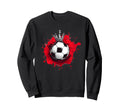 Play Like King This Soccer Ball Sweatshirt - Custom Art Print for Adults - T-Shirt, Sweatshirt, Hoodie
