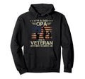 Dad Opa And Veteran Nothing Scares Me Hoodie - Trendy Graphic Men Women - T-Shirt, Sweatshirt, Hoodie