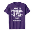 Funny Hockey Goalie Dad Hockey T-Shirt - Unique Graphic Men Women - T-Shirt, Sweatshirt, Hoodie