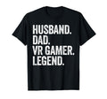 Husband Dad Vr Gamer Funny Virtual T-Shirt - Fun Novelty Design Unisex - T-Shirt, Sweatshirt, Hoodie
