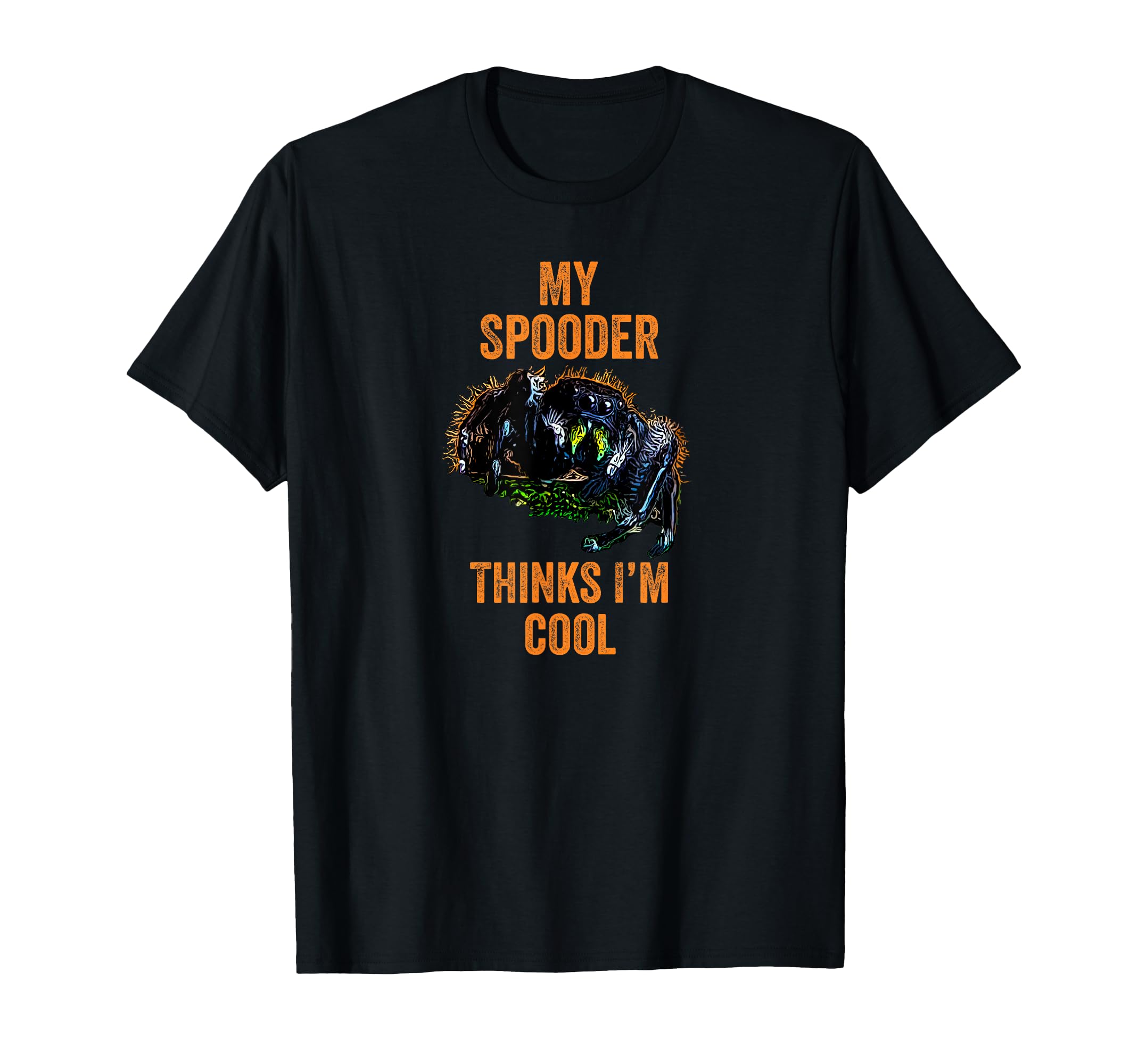 Jumping Spider Bold Jumper Mom Spood T-Shirt - Trendy Graphic for Adults - T-Shirt, Sweatshirt, Hoodie
