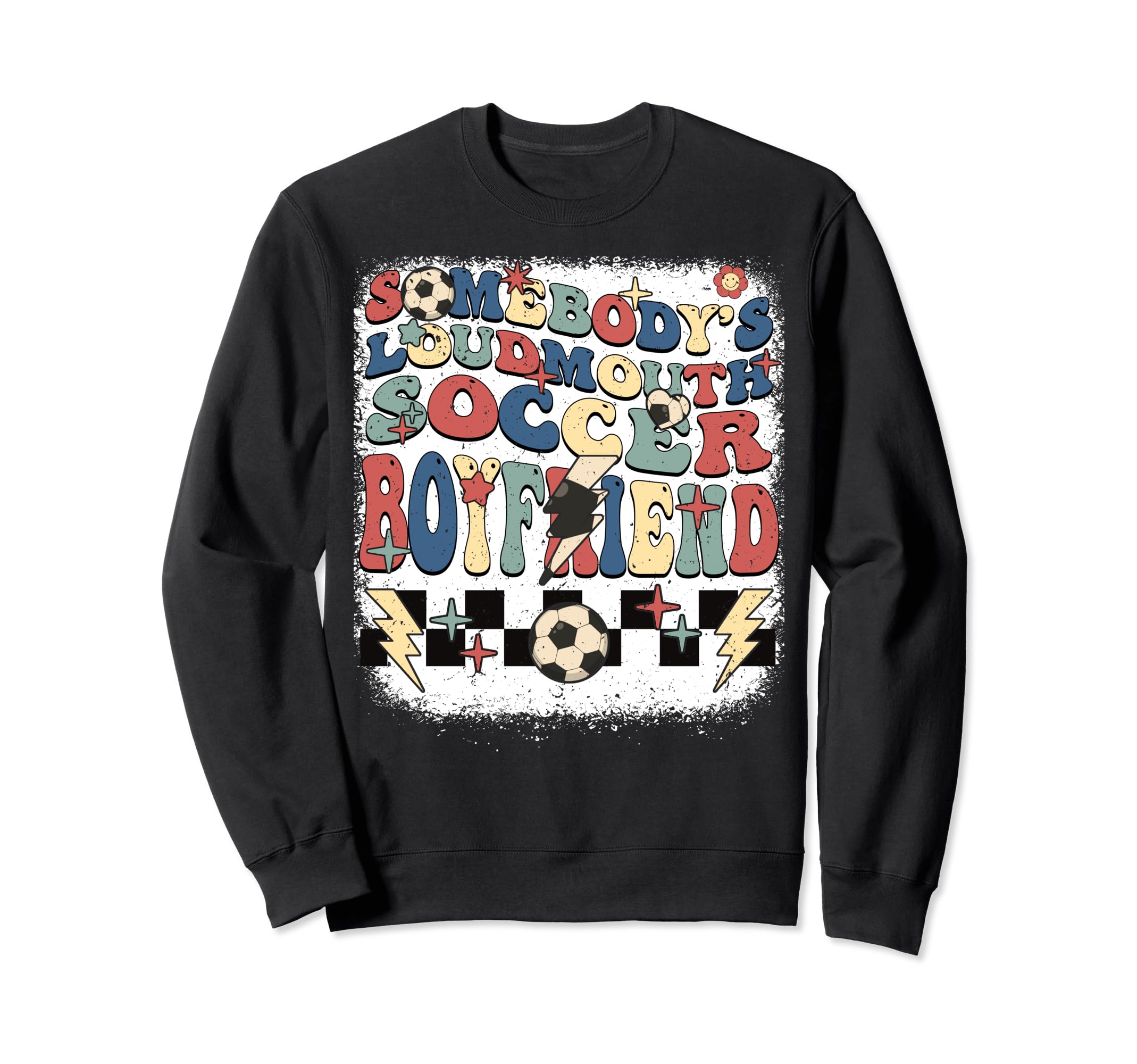 Somebody Loudmouth Boyfriend Sweatshirt - Minimalist Print for Adults - T-Shirt, Sweatshirt, Hoodie