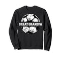 Soccer Great Grandpa Soccer Ball Sweatshirt - Trendy Graphic Men Women - T-Shirt, Sweatshirt, Hoodie