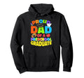 Proud Dad Preschool Graduate School Hoodie - Unique Graphic for Adults - T-Shirt, Sweatshirt, Hoodie