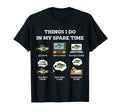 Things I Do My Spare Time Fishing Bass T-Shirt - Fun Novelty Design Unisex - T-Shirt, Sweatshirt, Hoodie