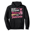 Funny Busy Raising Ballers And Hoodie - Custom Art Print for Adults - T-Shirt, Sweatshirt, Hoodie