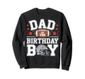 Proud Football Dad Birthday Sweatshirt - Graphic Print Unisex - T-Shirt, Sweatshirt, Hoodie