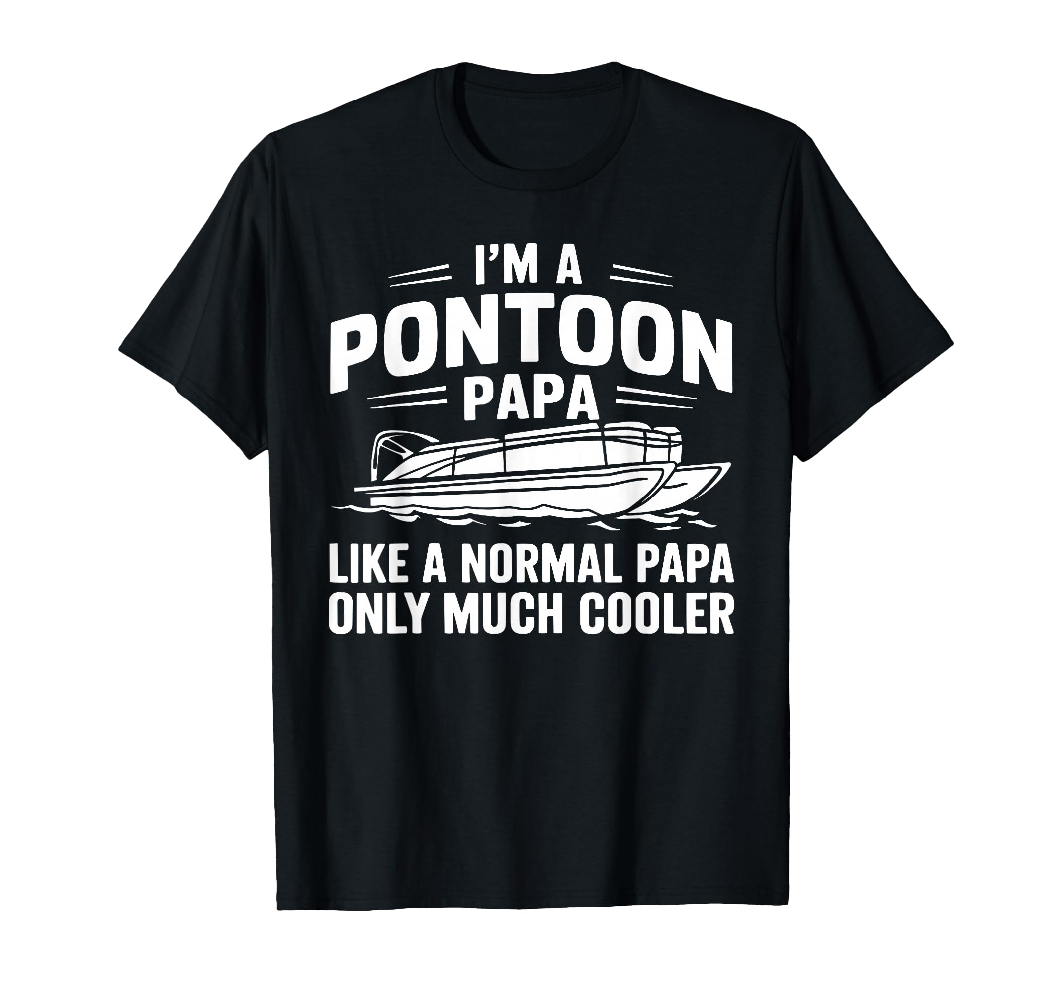 Best Pontoon Boat Art Grandpa T-Shirt - Streetwear Style for Adults - T-Shirt, Sweatshirt, Hoodie