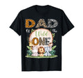 Dad Wild One First Birthday Safari T-Shirt - Aesthetic Graphic for Adults - T-Shirt, Sweatshirt, Hoodie