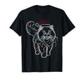 Persian Cat Santa Tree Lights Ugly T-Shirt - Aesthetic Graphic Unisex - T-Shirt, Sweatshirt, Hoodie