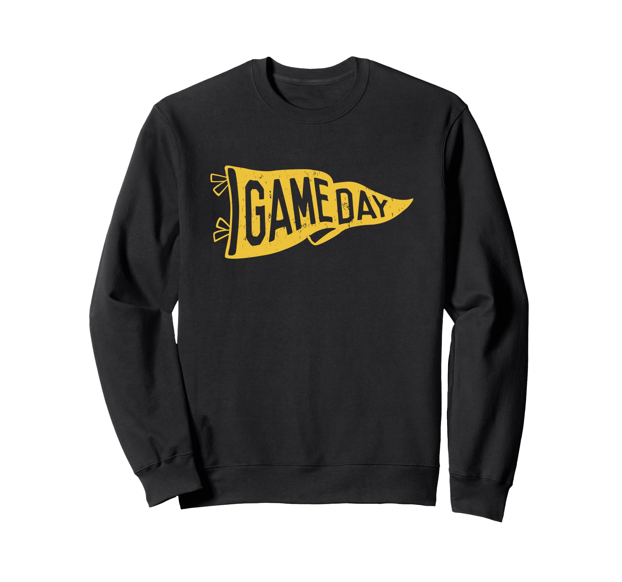 Gold Pennant Flag Game Day Sweatshirt - Fun Novelty Design Men Women - T-Shirt, Sweatshirt, Hoodie