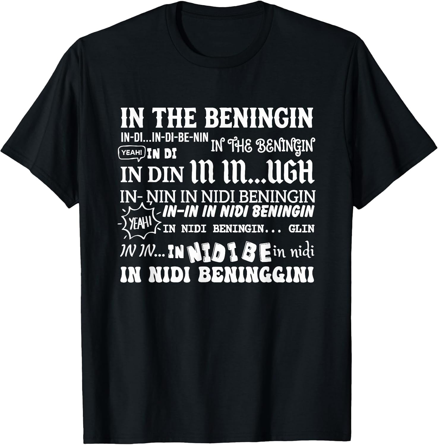 In The Beninging Meme Funny Quote - Adult & Kids T-Shirts, Sweatshirts & Hoodies apparel design preview 1