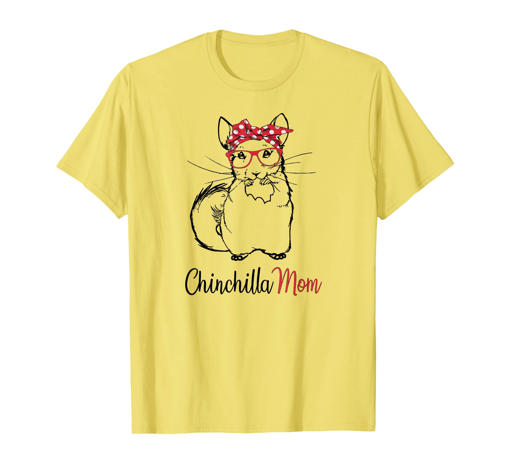 Womens Bandana Mom Pet Chinchilla Mama T-Shirt - Trendy Graphic Men Women - T-Shirt, Sweatshirt, Hoodie