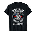 Retired Firefighter Grandpa Fireman T-Shirt - Custom Art Print Men Women - T-Shirt, Sweatshirt, Hoodie
