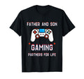 Father And Son Gaming Partners Life T-Shirt - Minimalist Print for Adults - T-Shirt, Sweatshirt, Hoodie