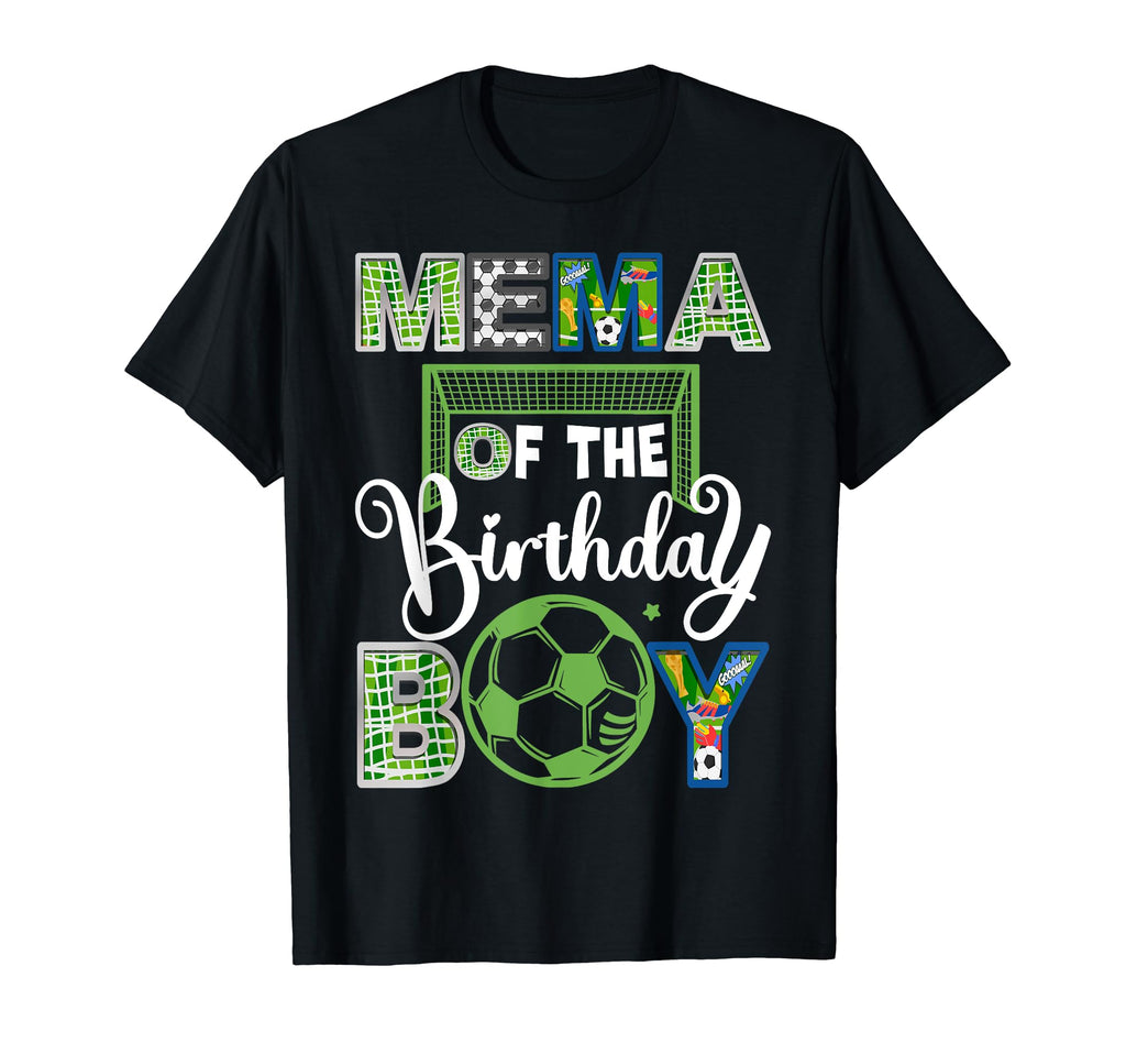 Mema Birthday Soccer Baller Birthday T-Shirt - Unique Graphic Men Women - T-Shirt, Sweatshirt, Hoodie
