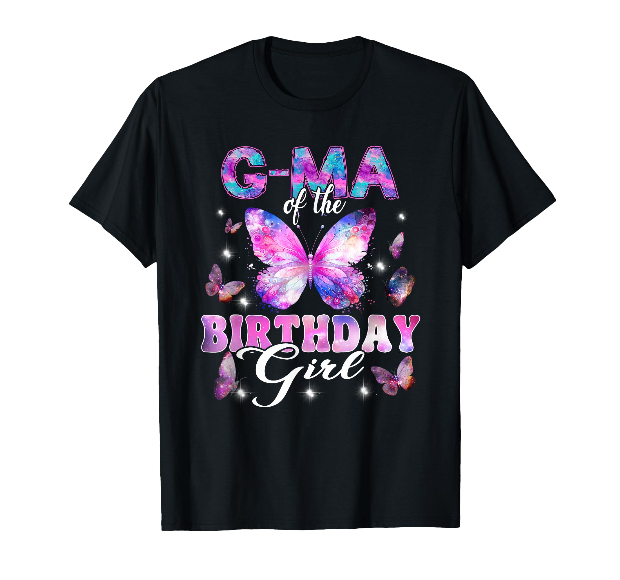 G Ma Birthday Butterfly Family Matching T-Shirt - Novelty Apparel Unisex - T-Shirt, Sweatshirt, Hoodie