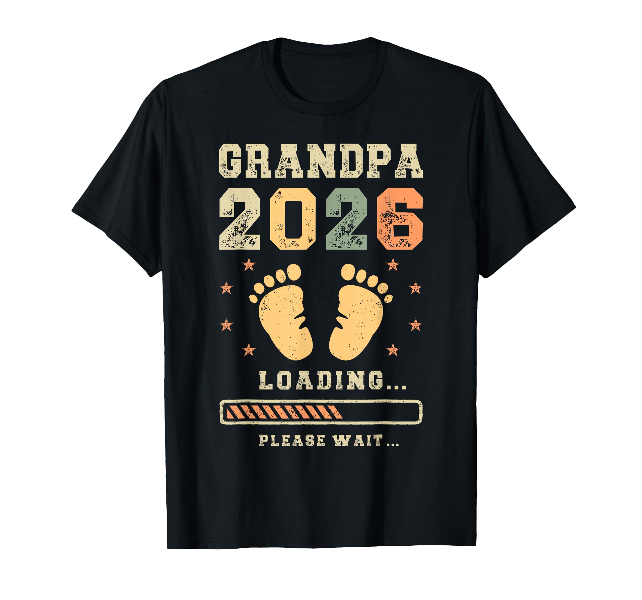 Grandpa 2026 Loading Pregnancy Reveal T-Shirt - Fun Novelty Design Unisex - T-Shirt, Sweatshirt, Hoodie