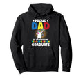 Proud Kindergarten Graduate Dad Hoodie - Fun Novelty Design for Adults - T-Shirt, Sweatshirt, Hoodie