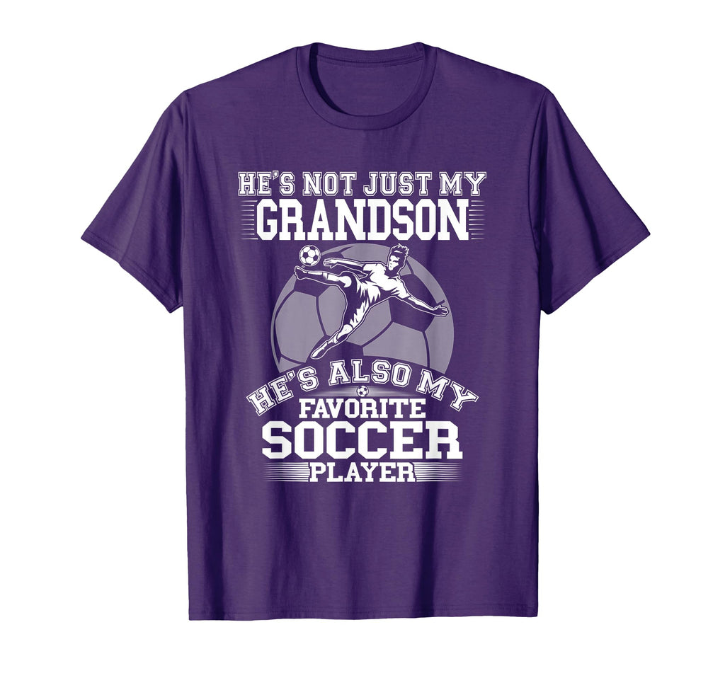 My Grandson Is My Favorite Soccer T-Shirt - Graphic Print for Adults - T-Shirt, Sweatshirt, Hoodie