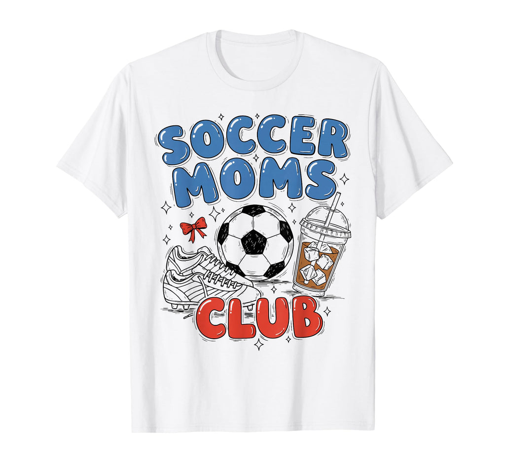 Sport Mom Coquette Bow Iced Coffee Funny T-Shirt - Novelty Apparel Unisex - T-Shirt, Sweatshirt, Hoodie