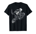 Cat Riding Bicycle Helmet Mountain T-Shirt - Custom Art Print for Adults - T-Shirt, Sweatshirt, Hoodie